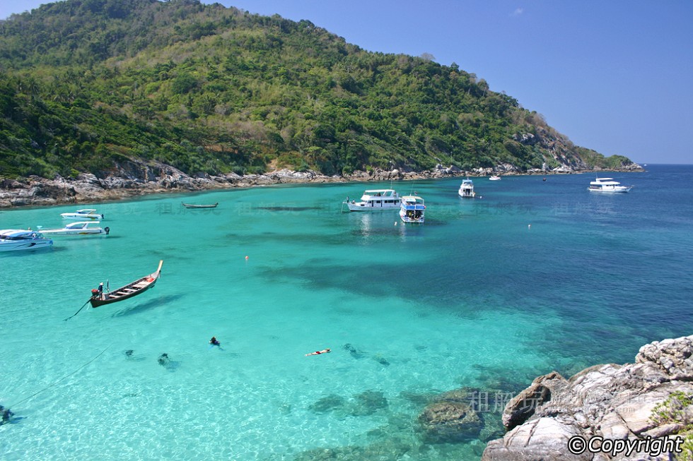 普吉游艇租賃 皇帝島 珊瑚島 香蕉海灘 普吉游艇租賃 皇帝島 珊瑚島 香蕉海灘